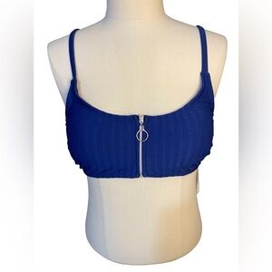 Myah Roy Blue bikini Top